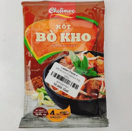 Xốt bò kho Cholimex gói 90g