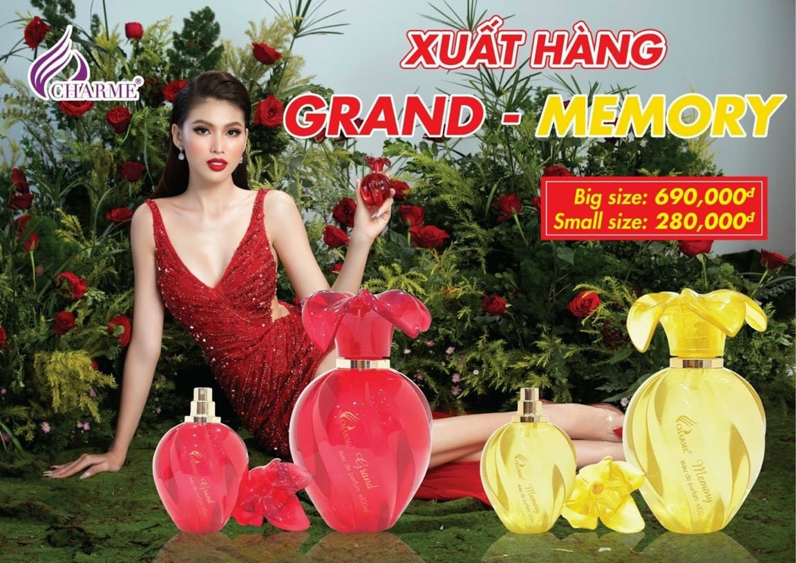 Nước hoa nữ Grand memory big size 100ml mini size 10ml chính hãng