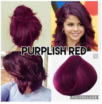 Thuốc Nhuộm Tóc Tại Nhà Collagen Màu Tím Đỏ 5/45