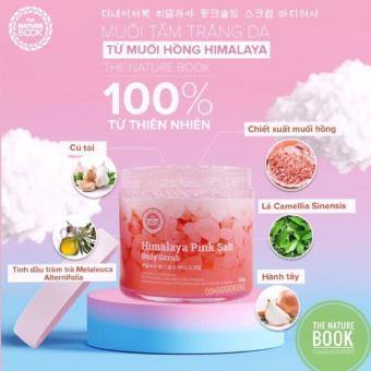 Muối Tắm Muối Hồng Hymalaya The Nature Book Sạch Mụn Trắng Da Hết Viêm Nang Lông 280g Sạch Tế Bào Chết Thư Giãn Lang Da