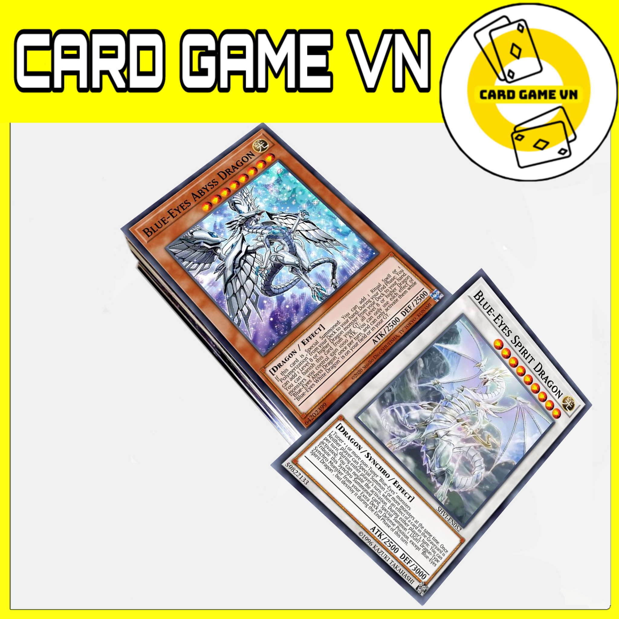 Bài yugioh - bộ 54 lá bài blue eyes meta 2020 deck - card game vn