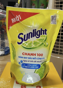 Nước rửa chén Sunlight Chanh 100 chiết xuất chanh tươi