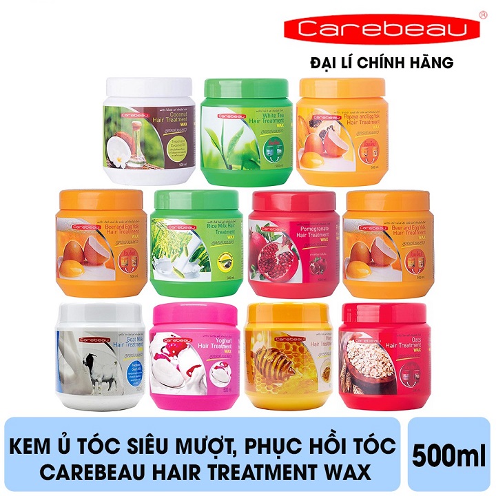 Kem Ủ Tóc Dừa Carebeau Hair Treatment Wax 500ml