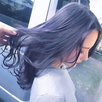 Kem nhuộm tóc màu Blue Khói – Blinkhair, tặng kèm trợ nhuộm và gang tay
