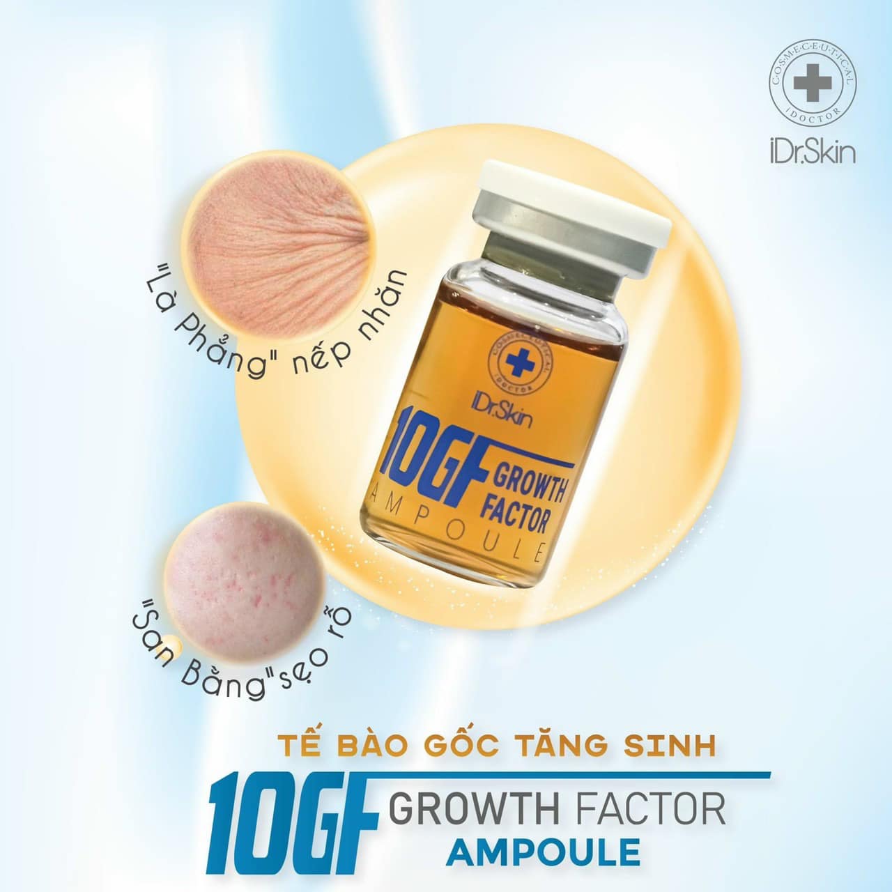 Tế bào gốc tăng sinh tế bào - idr.skin growth factor làm đầy sẹo rỗ