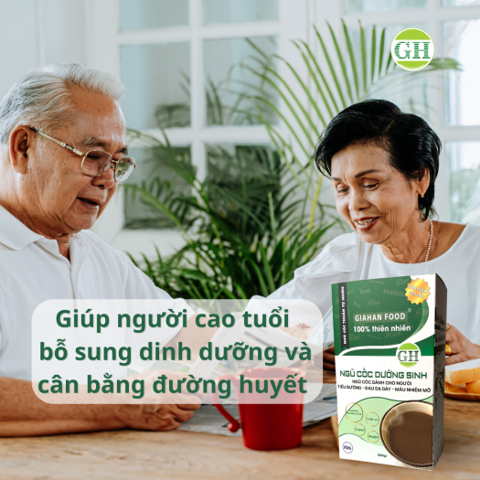 Bột Ngũ Cốc Dưỡng Sinh GiahanFood , Bột ngũ cốc giúp cân bằng đường huyết và bổ sung đạm thực vật , bột ngũ cốc thuần chay , bột ngũ cốc nảy mầm nguyên cám , Bột ngũ cốc giàu chất xơ, đạm thực vật , thuần chay