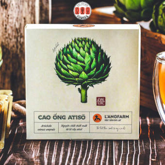 Cao ống atisô, 10 ống, hộp, mẫu antique