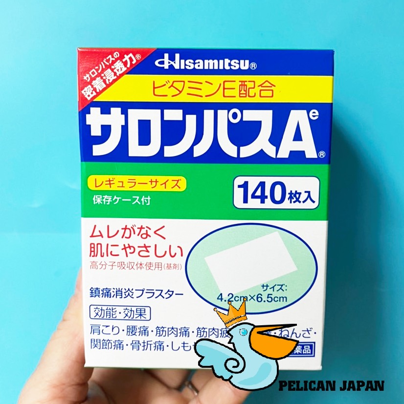 Cao dán nóng giảm đau salonpas hisamitsu 140 miếng hàng nhật nội địa