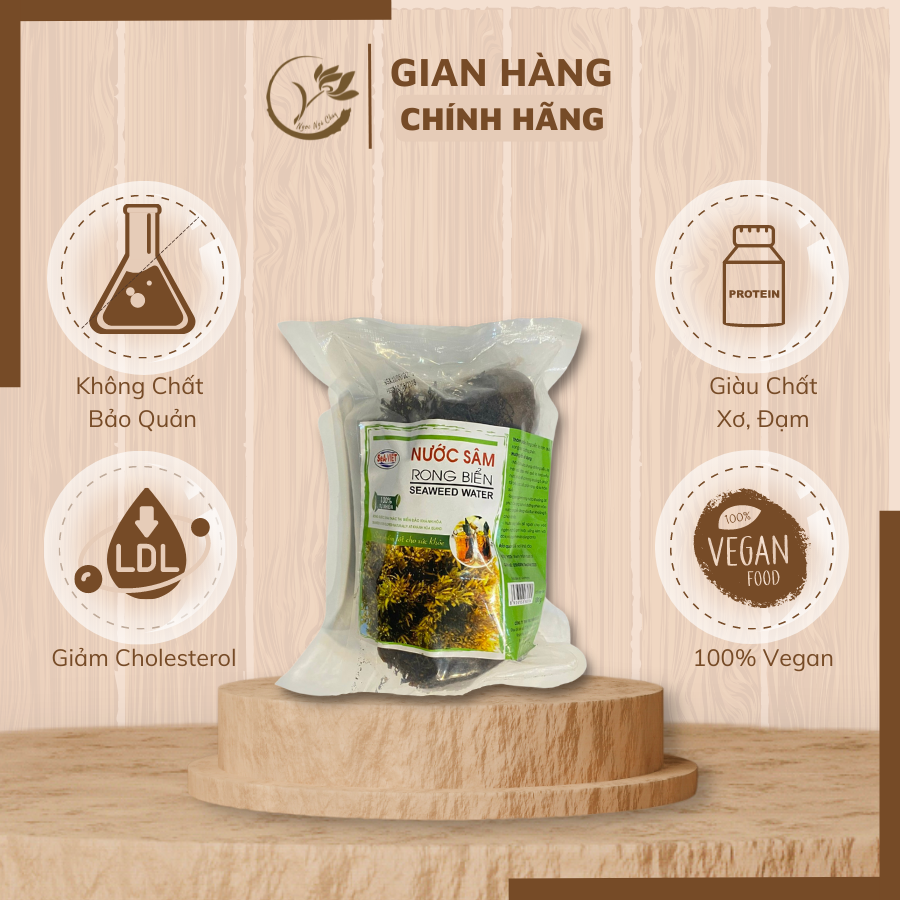 Nước Sâm Rong Biển Giải Nhiệt (180g) - Nguyên liệu nấu nước sâm giúp mát gan giải độc, thanh nhiệt, tiêu viêm