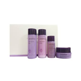 Bộ 4 Sản Phẩm Dùng Thử Skin & Lotion & Essence & Cream Dưỡng Ẩm Chuyên Sâu Innisfree Orchid Special Kit