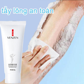 tẩy sạch lông nhanh chóng,Kem tẩy lông vĩnh viễn, kem tẩy lông an toàn, không đau, nhanh chóng【60g】 Kem tẩy lông hiệu quả, tránh bỏng rát, sử dụng được trên nhiều vùng da khác nhau Là kem tẩy lông unisex.tẩy sạch lông nhanh chóng