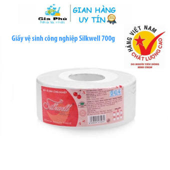Giấy vệ sinh công nghiệp cuộn lớn Silkwell 700g