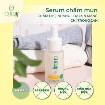 Serum Chấm Mụn CHERIF - Tinh Chất Tràm Trà Giảm Mụn Ngừa Thâm Nhanh Chóng - Chỉ Trong 24h 20ml