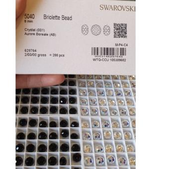 Bán lẻ 1 hạt pha lê Swarovski bánh cam 8li