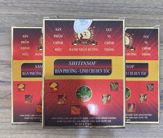 Dầu Gội Đen Tóc Thuốc Nhuộm Tóc Shitinsof Hán Phương Linh Chi Danh Nhân Đường