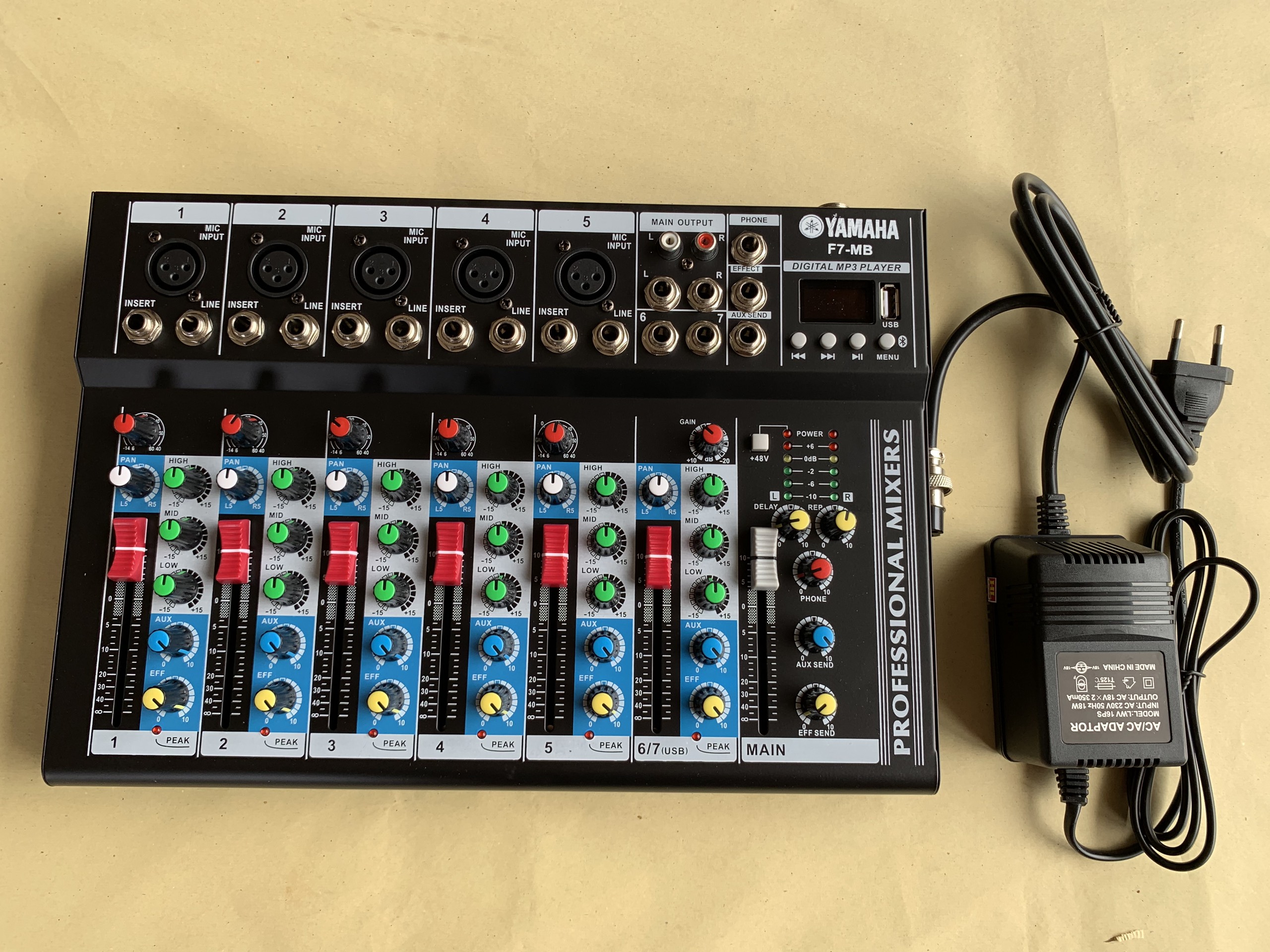 Mixer yamaha f7 có usb bluetooth mixer f7 - mixer f7 - bàn trộn âm thanh