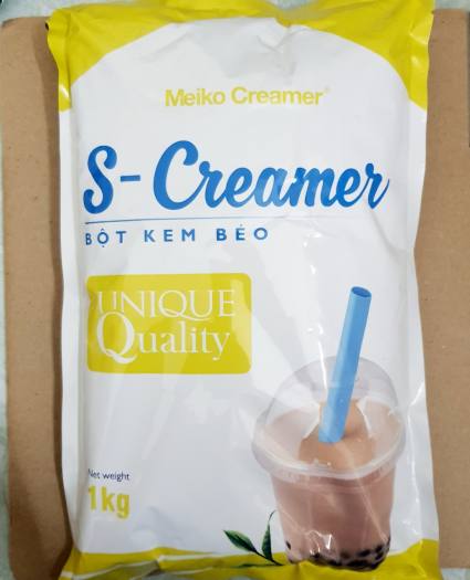Bột Kem Béo S-Creamer nhãn xanh/nhãn vàng nguyên liệu pha trà sữa ,làm kem Và Làm Bánh 1kg