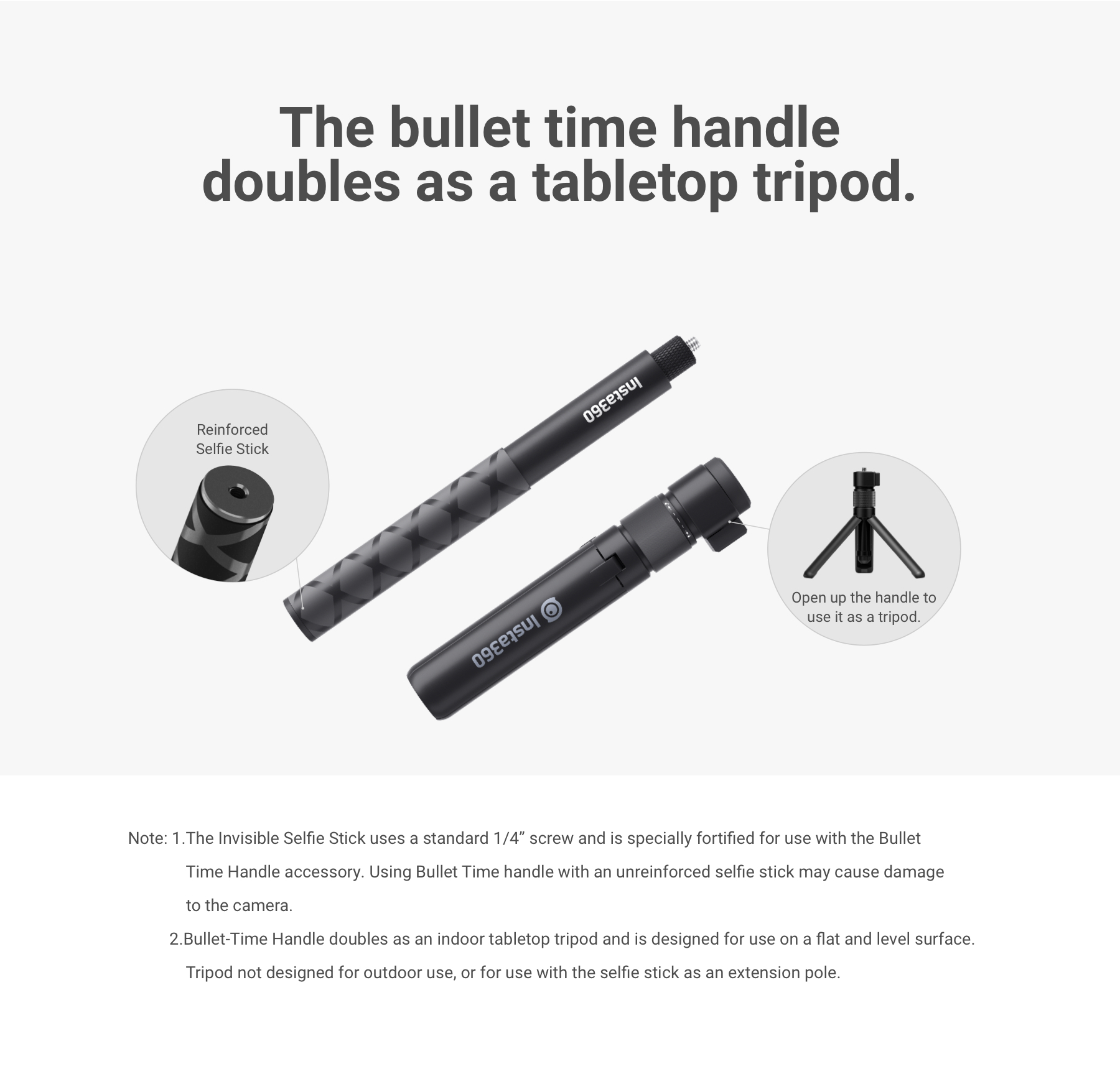 Insta360 Bullet Time Accessory Bundle for ONE X Camera CINGBTH/B