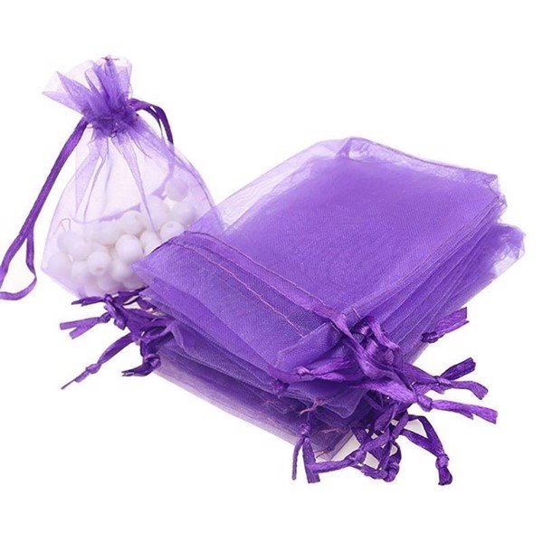 Túi vải voan dây rút đựng quà, mỹ phẩm, đồ handmade