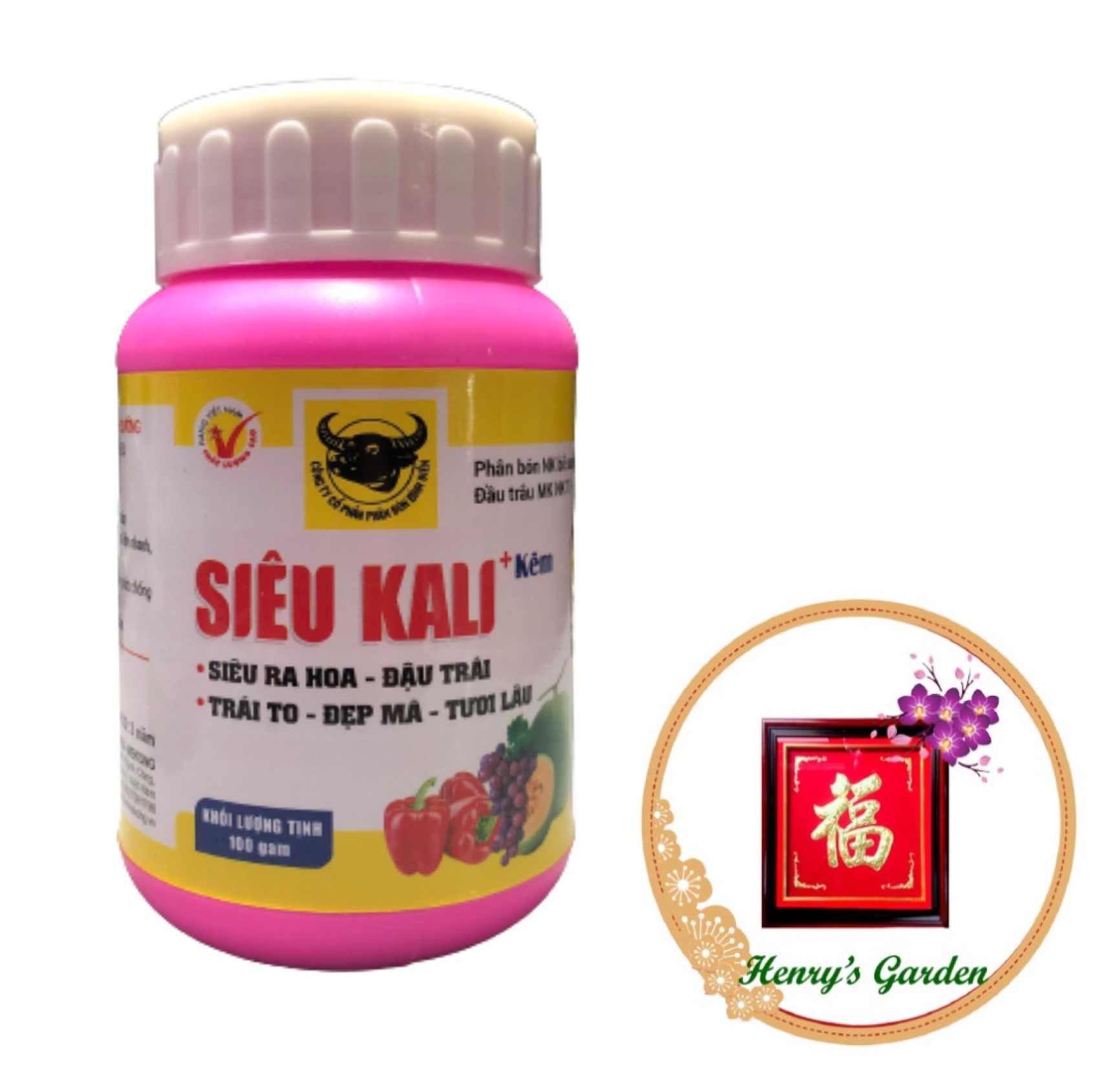 Phân bón siêu kali & kẽm đầu trâu - #543a# 100g
