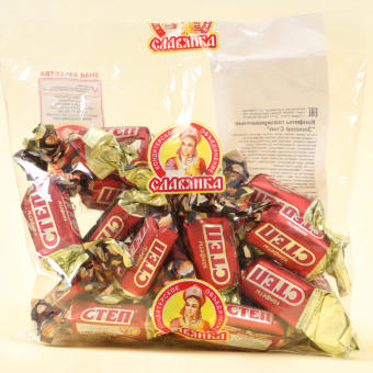 KẸO CTEN ĐỎ NGA SOCOLA HẠNH NHÂN GÓI 500G