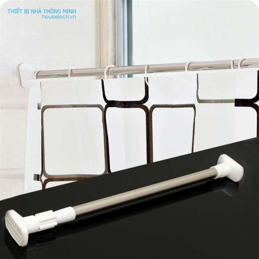 thanh treo rèm không cần khoan 3m | thanh treo quần áo thông minh .