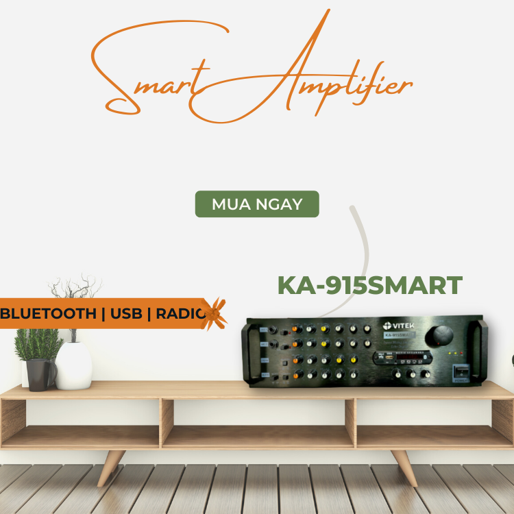 Amply Karaoke thông minh KA915SMART có Bluetooth