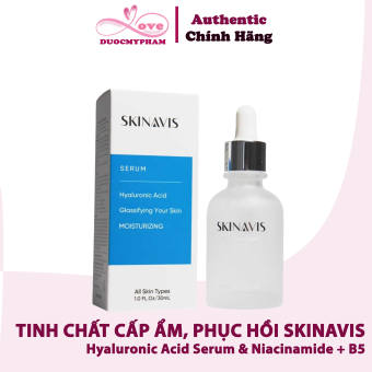 Serum Cấp Ẩm Phục Hồi SKINAVIS Hyaluronic Acid & Niacinamide + B5