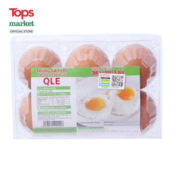 Vỉ 6 Trứng Gà Tươi Ql 60G