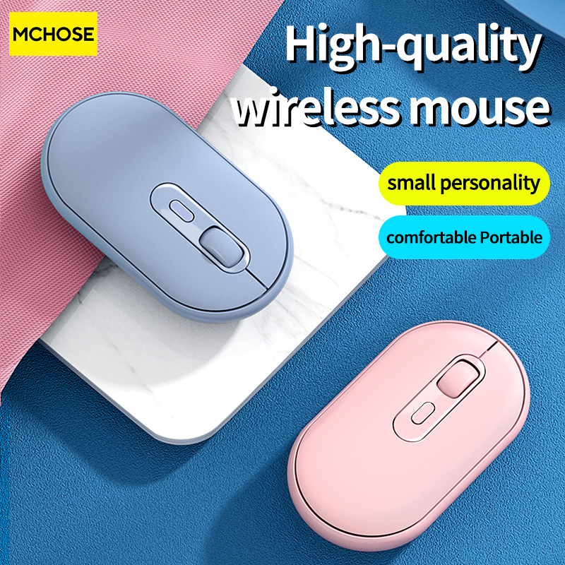 MC MS898 Portable Bluetooth Wireless Mouse Dual-mode Mute Mouse Smart Sleep Computer Notebook Laptop Tablet Office Work Universal Mouse