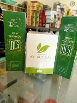 COMBO SR NGỌC LINH SÂM VÀ  BỘT RM  MẪU MỚI