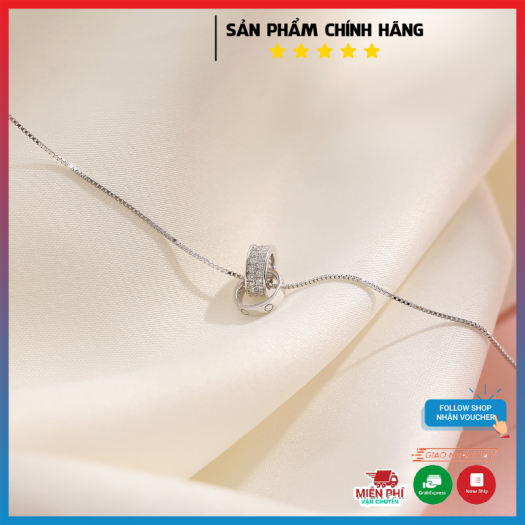 Dây chuyền bạc nữ -Vòng bạc 925-Vòng đeo cổ trang sức bạc cao cấp
