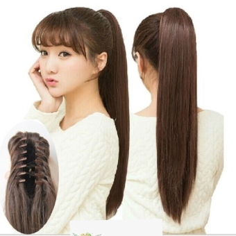 tóc giả nữ ngoặm thẳng dài, tóc giả kẹp, tóc giả thẳng, tóc  giả hàn quốc