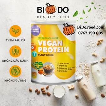 Vegan Protein Bột Sữa Hạt Đậu Rau Củ 420g Thuần Chay - Bí Đỏ Food - Bột Ngũ Cốc Dinh Dưỡng Tăng Giảm Cân