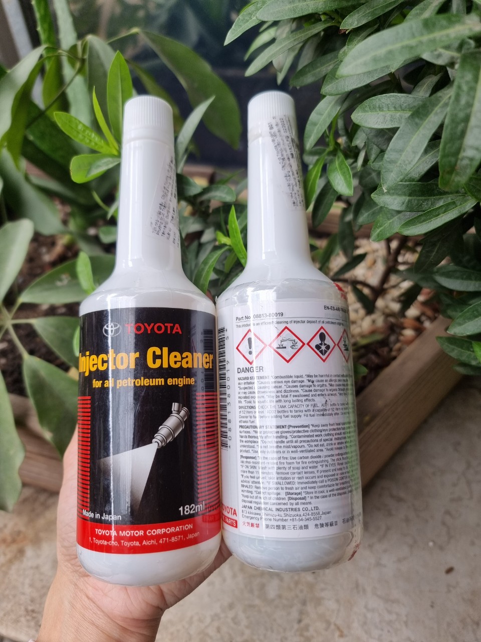 Combo 2 dung dịch vệ sinh buồng đốt và kim phun injector cleaner chính hãng Toyota