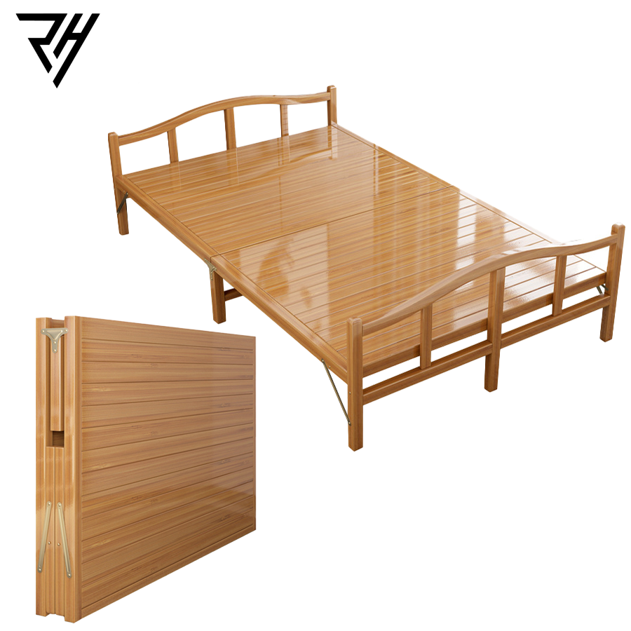Giường tre gấp gọn cao cấp chính hãng chống mối mọt KT 190 x 150 cm