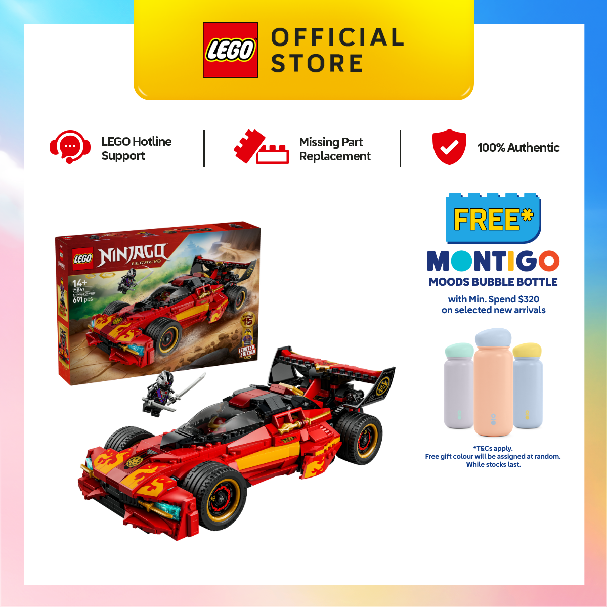 LEGO NINJAGO 71836 Arc Dragon of Focus (869 Pieces) | Lazada Singapore