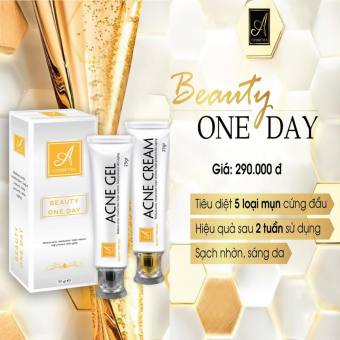 Kem Ngừa Mụn Siêu Tốc Độ Acosmetics Gồm serum chấm mụn và Kem dưỡng ngừa thâm