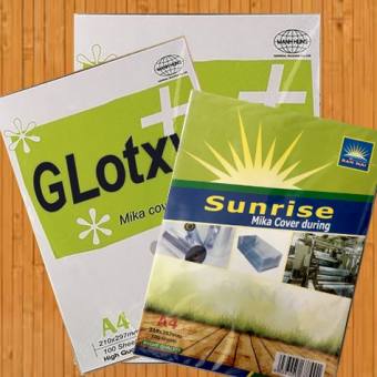 Bìa bóng kính Mica A4 dày /Mica Cover During