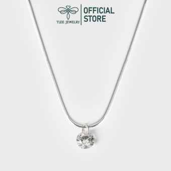 Dây chuyền bạc nữ TLEE mặt nụ đá sang trọng TleeJewelry D0133