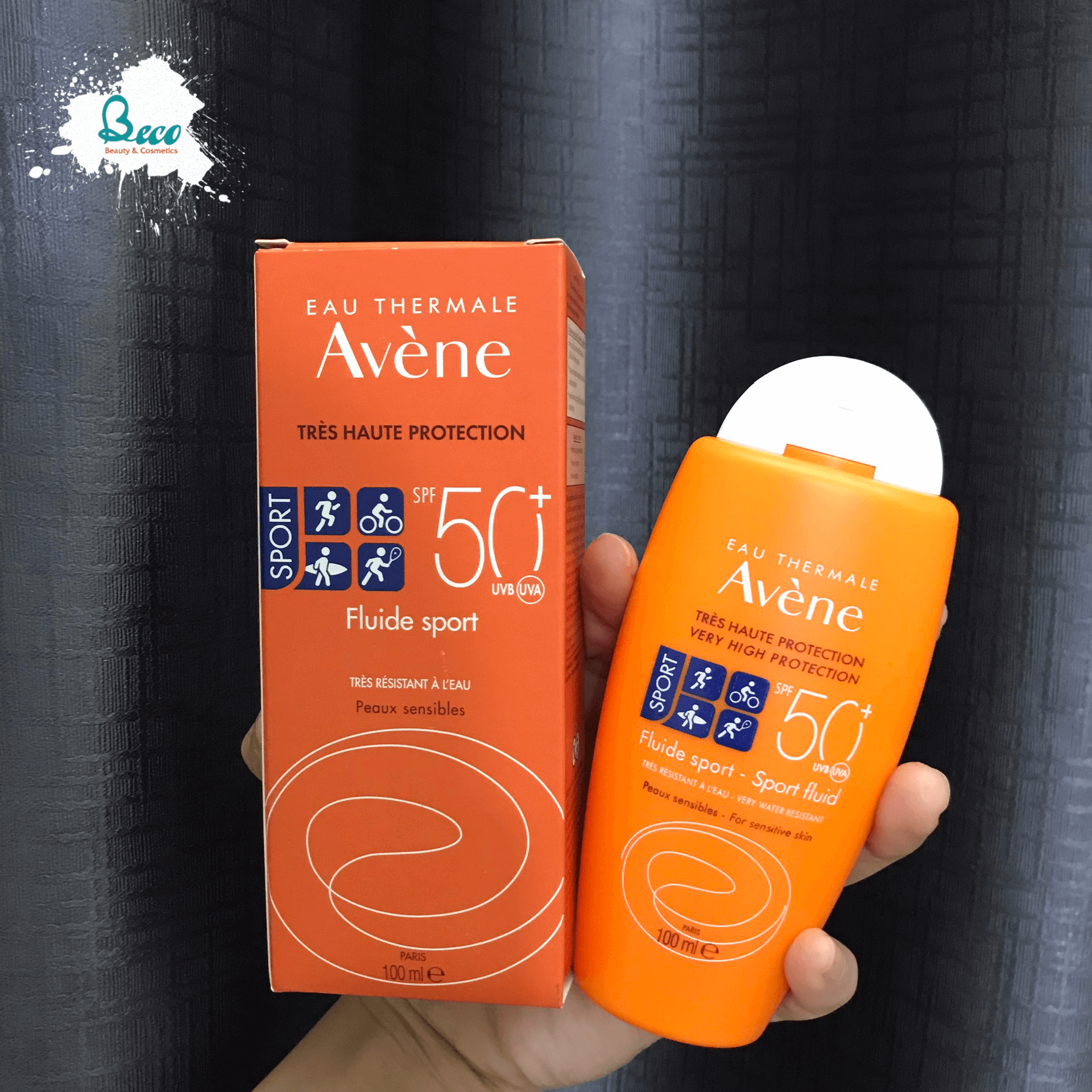 Kem chống nắng avene spf 50 chai vàng