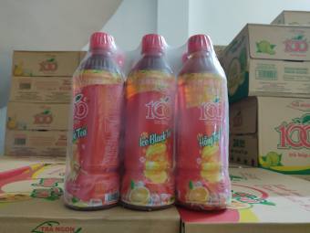 Hồng trà hương vị Chanh mật ong Tribeco 500ml/ 1 lốc 6 chai