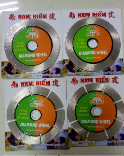 Xả Kho 10 Lưỡi Cắt Đá Hoa Cương Đĩa Cắt Đá Granit Marble Đĩa Cắt Gạch Men Gạch bóng Kiếng Hàng Nam Kiến Loại Tốt Đủ Kích Thước Từ 1 Tấc Tới Tấc Rưỡi Đĩa Cắt Hợp Kim Chất Lượng Tốt