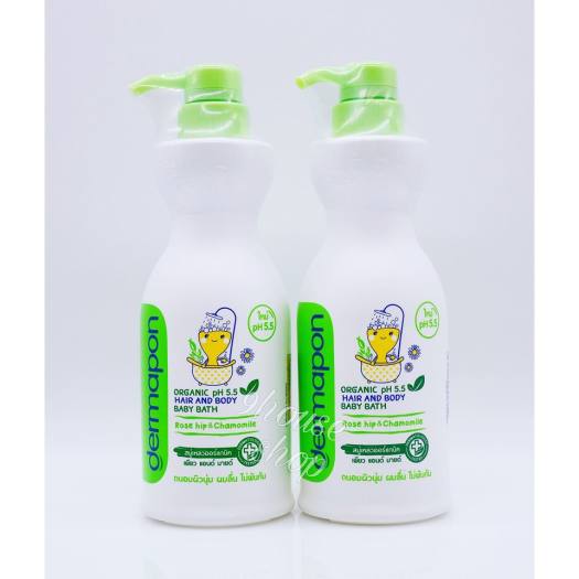 01 chai Sữa Tắm Gội Cho Bé Dermapon Thái Lan 480ml