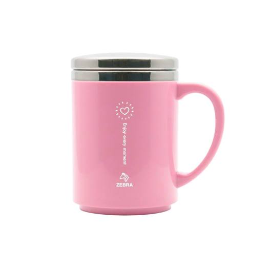 Ca cách nhiệt có nắp Zebra - 350ml - 112051 Thái Lan