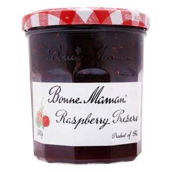 Mứt QUẢ MÂM XÔI nhập khẩu Pháp Bonne Maman 370g - Raspberry Jam -  kiểu như Golden Farm, La Fresh, Le Fruit, Berrino, Da Lat, Wasa, Bánh mì Staff, Hoa Cúc, Madame Huong, Bánh Trung Thu, Bibica, Richy, Kinh Đô, Dâu Tây, Việt Quất