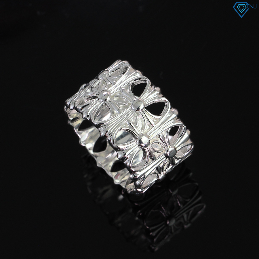 Nhẫn nam chrome heart bằng bạc bản to cho nam nna0228 - trang sức tnj