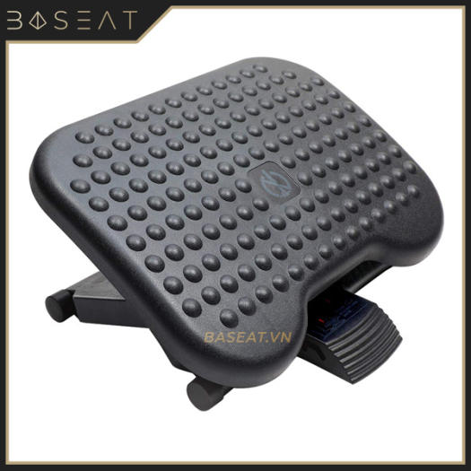 Kê chân văn phòng, giá đỡ, kệ để gác nâng hạ massage bằng nhựa màu đen tại chỗ ghế ngồi, dưới bàn làm việc, học tập - FOOTREST Công thái học