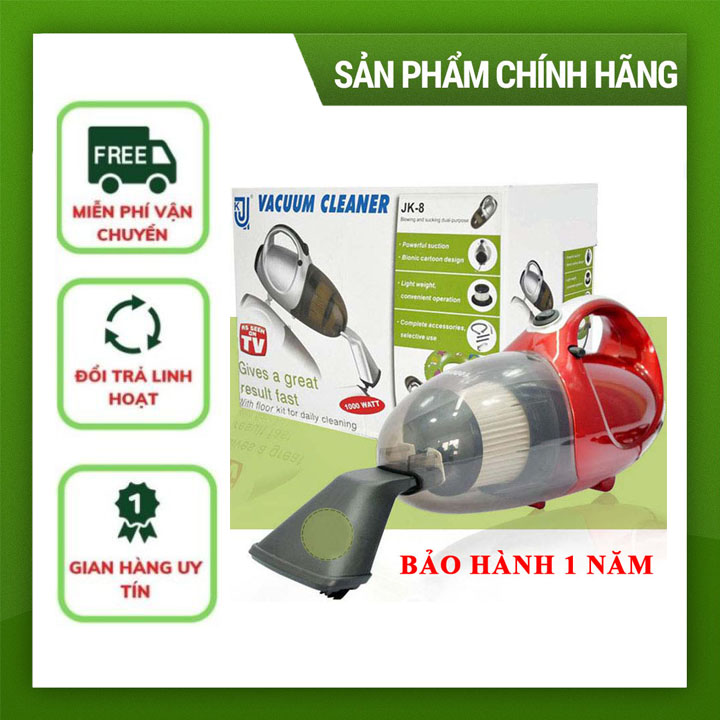 Máy hút bụi mini cầm tay hai chiều jk8 công suất lớn 1000w hút thổi đa năng