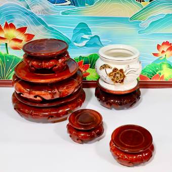 Đế Gỗ Bông Mai Kê Tượng Trung ĐG ( S4 - S7 )